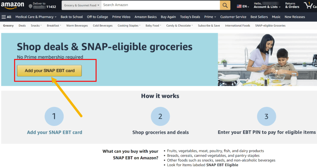 How to Pay With EBT on Amazon